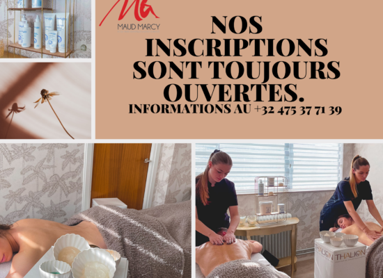 Nos inscriptions sont toujours ouvertes