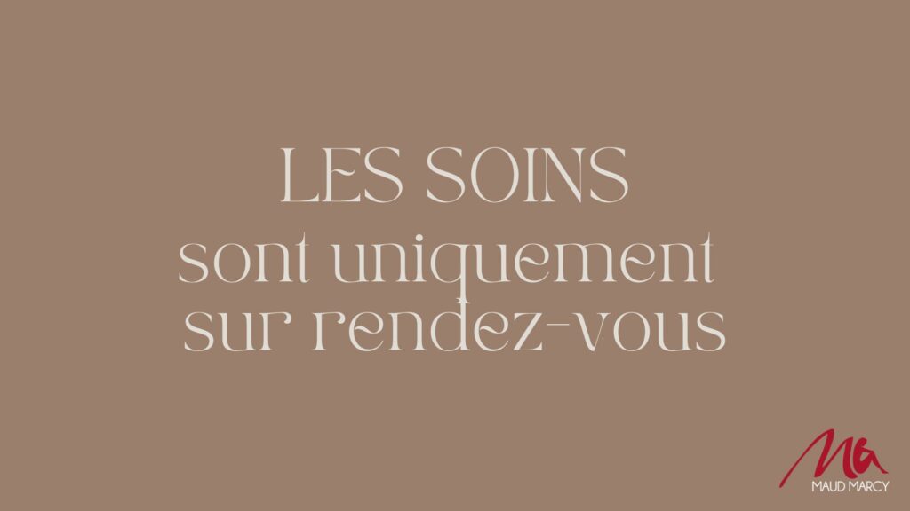 Soins uniquement sur Rendez-vous