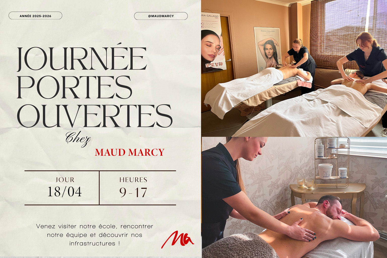 Journée Portes Ouvertes samedi 18 avril 2026