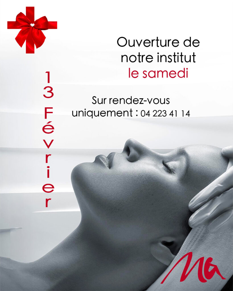 Ouverture de notre institut samedi 13 février de 9 à 16h