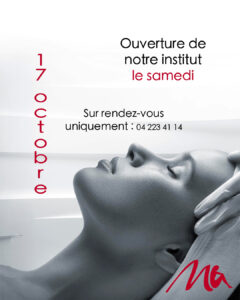 Ouverture de notre institut samedi 17 octobre