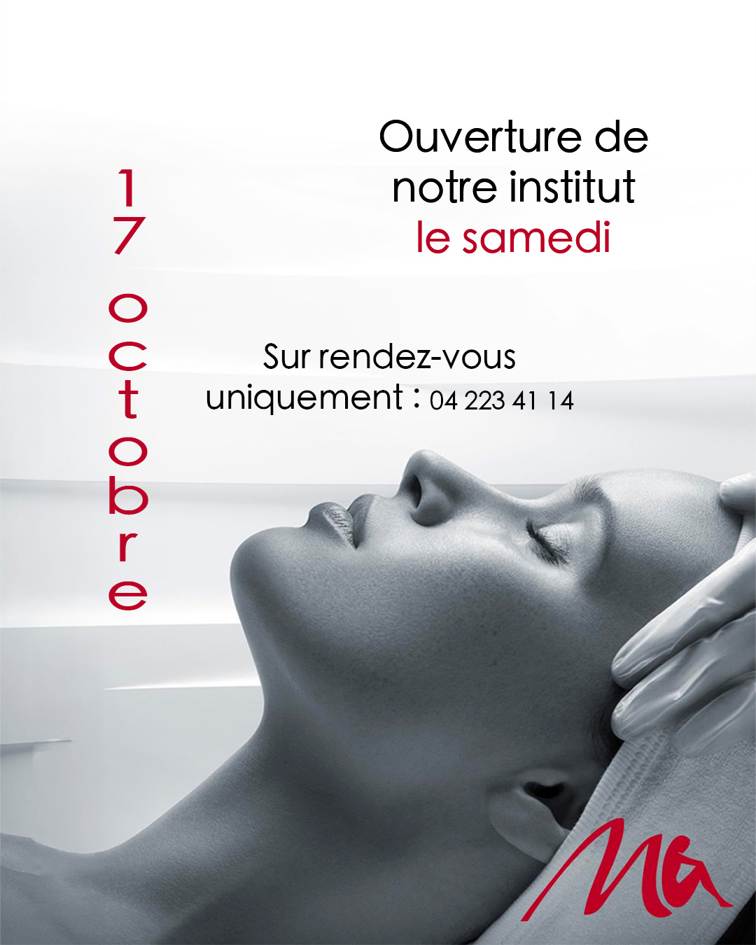 Ouverture de notre institut samedi 17 octobre