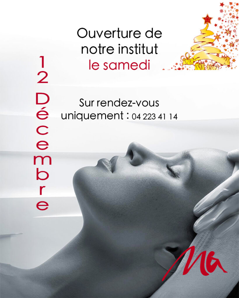 Ouverture de notre institut le samedi 12 décembre