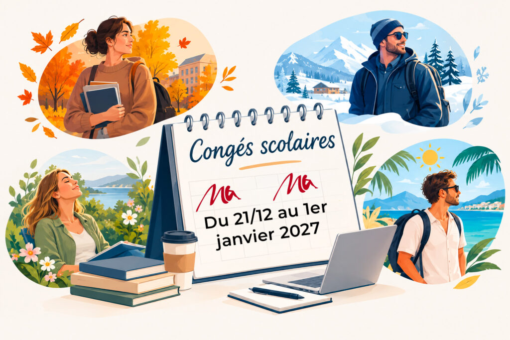 Vacances d'hiver, Noël, du 21/12 au 1er janvier 2027